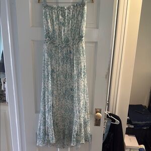 Floral Strapless Dress